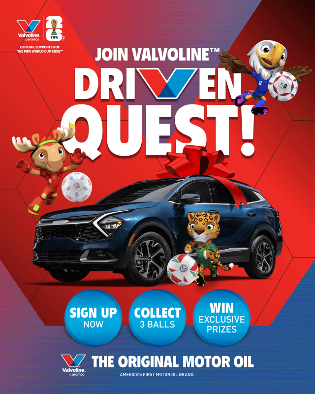 join valvoline drivenquest
